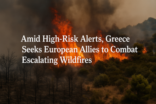 Amid High-Risk Alerts, Greece Seeks European Allies to Combat Escalating Wildfires